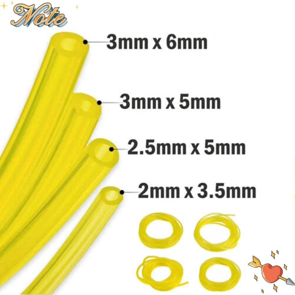 Ống xăng NOTE1, Ống dây màu vàng chống ăn mòn, Máy thổi cưa xích 4 kích cỡ
