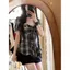 Niche Hàn Quốc Retro Hot Diamond Checked Áo Sơ Mi Nữ Mùa Hè Nơ Áo Sơ Mi Nhỏ Ôm Hơn Nhìn Top Hợp Thời Trang