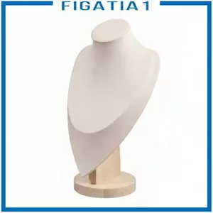 Con Người Phách Vòng Cổ Đứng Đế Tròn Vòng Cổ Bằng Gỗ Hiển Thị Bust Dọc Hỗ Trợ Trang Sức Màn Hình Mannequin