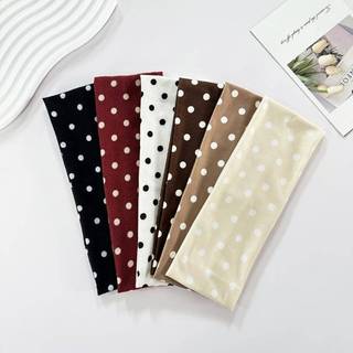 [KTP] Băng đô co giãn chấm gió Boho Retro-Phụ kiện tóc thể thao Yoga
