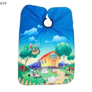 [Ktp] Khăn choàng cắt tóc trẻ em không thấm nước tạp dề tiệm cắt tóc tiệm làm tóc