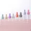 AN.MART 7 Chiếc Bộ Chai Nhỏ Giọt Mini Di Động Có Thể Đổ Lại 1 / 2 / 3 / 5ml Lọ Thủy Tinh Màu Macaron Trống Có Thể Tái Sử Dụng Hộp Đựng DIY VN