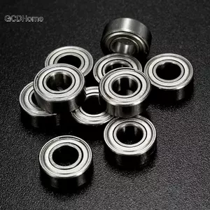GCDHome 10Pc 686ZZ 6x13x5mm Vòng bi thu nhỏ 6 * 13 * 5mm Vòng bi Mini được bảo vệ bằng kim loại HOT