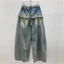 Retro Quần Lót Cao Cấp Ống Rộng Quần Jean Nữ 2026 Phong Cách Mới Đau Khổ Drape Scimitar Quần Wasteland Phong Cách Quần