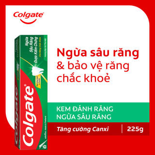 Kem Đánh Răng Hỗ Trợ Ngừa Sâu Răng Colgate 225gr