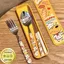 Siêu Dễ Thương Hoạt Hình Dễ Thương Muỗng Bánh Mì Nĩa Bộ Đồ Ăn Hợp Thời Trang Di Động Ký Túc Xá Sinh Viên Hộ Gia Đình Ưu Tiên 6.2