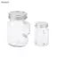 Luckyew 1 Mini Mason Jar Cho Mứt Mật Ong Di Động Chống Rò Rỉ Cà Phê Sữa Nước ép Chai Cà Phê Bảo Quản Bể Barista Phụ Kiện TQ