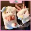 MYPANDA Mèo Đáng Yêu Hoạt Hình Flip Sang Trọng Găng Tay Ấm Lạnh Găng Tay Học Sinh Nữ Mùa Đông Ngoài Trời Mềm Mại Thiên Tính Nửa Ngón Tay Găng Tay Màn Hình Cảm Ứng.
