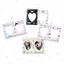 Giá đỡ Photocard PYCOU Kpop, Khung ảnh thần tượng trái tim 3 Inch, Giá đỡ thẻ hiển thị hình ảnh bằng lưới đôi PVC CP
