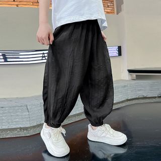 Trẻ Em Trẻ Em Mỏng Phong Cách Thoáng Khí Lụa Băng Chống Muỗi Quần Bé Trai Bé Gái Trẻ Em Quần Thể Thao Quần Dài