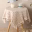 XYLBY14 Vải Lanh Cotton Khăn Trải Bàn Vuông Cao Cấp Ký Túc Xá Chống Bụi Che Khăn Ánh Sáng Sang Trọng Bàn Cà Phê Nhỏ Tươi Người Ảnh Hưởng