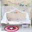 XYLBY14 Ký túc xá sinh viên Lưới chống muỗi trên Tầng dưới Bunk Bunk Ký túc xá Đơn trên Giường dưới Họa tiết Lều đơn Cửa vuông Top Lều mã hóa kiểu cũ