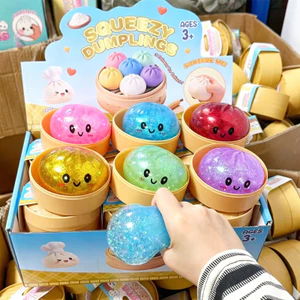 Sống Động Thực Tế Trung Quốc Dim Sum Bóp Đồ Chơi Smooth Maltose Kết Cấu Chậm Phục Hồi Chống Căng Thẳng Fidget Đồ Chơi Hộp Văn Phòng Phẩm Trang Trí Máy Tính Để Bàn Tại Nhà