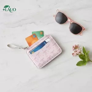 Ví đựng tiền xu nơ sành điệu Springevenstar, Hộp đựng thẻ tín dụng, Hộp đựng thẻ nhỏ dung tích lớn, Ví đựng tiền xu mỏng, Thích hợp cho phụ nữ và bé gái Springevenstar
