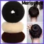 Vòng Tóc MERIGGIARE, Đàn Hồi Nylon Magic Donut Shaper, Độ Bền Lông Tơ Tạo Kiểu Tóc Trang Trí Dụng Cụ Tạo Kiểu Tóc