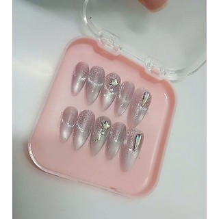 NAILBOX THIẾT KẾ mắt mèo xanh băng ánh kim