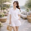 Sét Đũi nữ Cộc Cộc mát mẻ sang trọng full sz 40-75kg - Minh Thư 2k8 Fashion