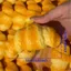 Đồ chơi mực Croissant FUHUIOT, Quả bóng Fidget giác quan Pinch dính, Trẻ em Người lớn Tay nâng chậm Thư giãn Đồ chơi phục hồi chậm dày dành cho học sinh