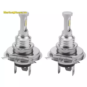 2X H4 9003 Hb2 6000K Siêu Trắng Csp Bộ Bóng Đèn Pha Led Chùm Thấp Cao Canbus