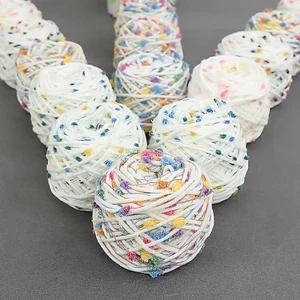 Len Pom Pom 50g đan móc khăn, mũ, áo | Len Sợi Nhà Sam - Sam Crochet