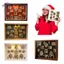 HFTOY DIY Mini Museum Silhouette Box, Hộp trưng bày ảnh bộ nhớ gia đình Khung hộp bạc có đèn, khung nhỏ & tượng nhỏ ~