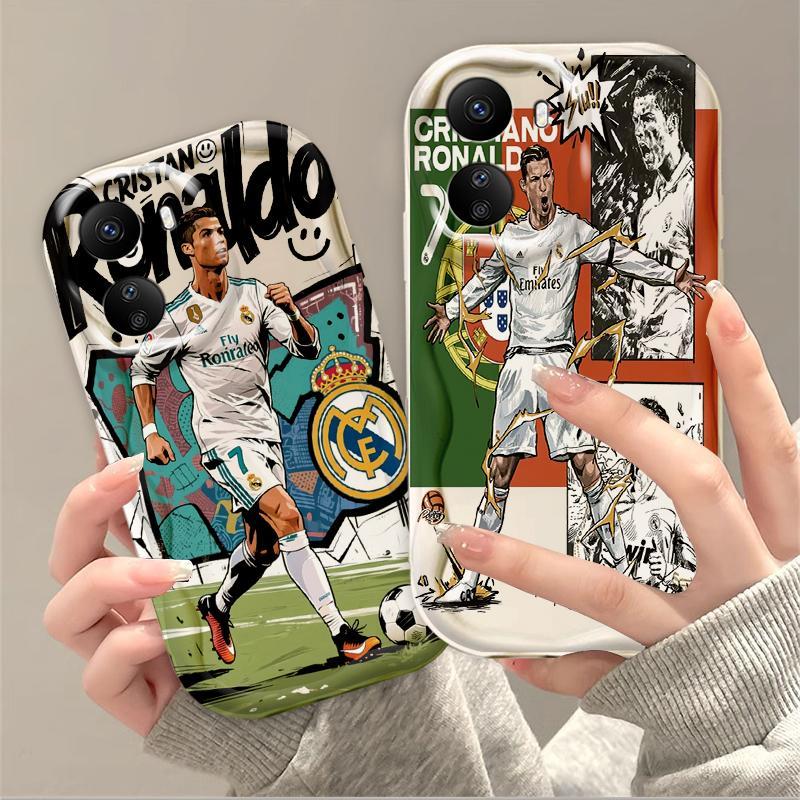 Thích hợp cho Redmi 13C / POCO C65 3D TPU mềm World Cup Cristiano Ronaldo Ốp điện thoại chống sốc dành cho sinh viên