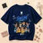GC1 BTS Chibi SWIM Áo thun cotton dày mùa hè Bangtan Kpop Fan Tee cho ARMY tee GC1