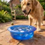 FUHUIOT Pet Ice Bowl, Làm Mát Xuống Giảm Nhiệt Cho Chó Bát Làm Mát, Uống Nước Đá Giữ Lạnh Lâu Dài Phun Nước Cho Thú Cưng Bát Uống Thời Tiết Nóng