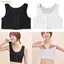 OUSXA 1 Cái Ngực Shaper, Trans Lesbian Flat Vest Ngực Tank Top Corset, Đồng Tính Nữ Tomboy M-3XL Đồ Lót Ngực Chất Kết Dính