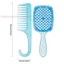 2 Chiếc Răng Rộng Detangling Tóc Đuôi Chuột Răng Mịn Lược Chải Tóc Cho Tóc Bụng Dày Sóng Tóc