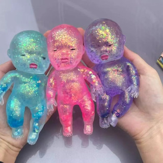 1 Chiếc Các Loại 5 Màu Natasha Bóp Búp Bê Túi Cầm Tay Văn Phòng Giải Nén Đồ Chơi