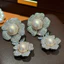 Hàn Quốc Tinh Tế Thanh Lịch Hoa Ánh Sáng Sang Trọng Phong Cách Mới Zircon Bông Tai Dài
