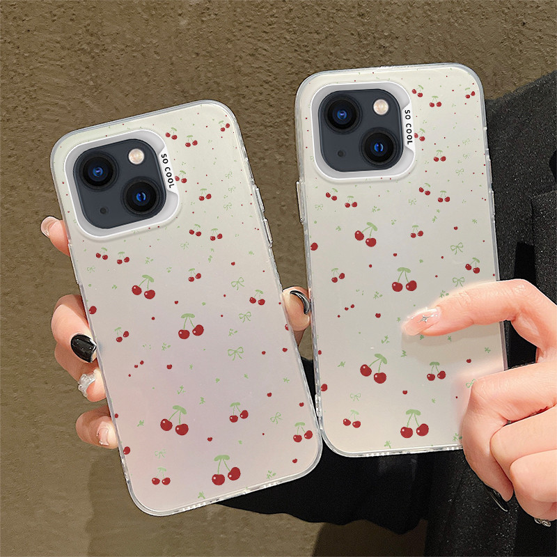 Ốp Điện Thoại Cho Xiaomi Redmi 9C 10C 12 13 12C 13C 14C A1 A2 A3 Note 10 11 12 13 14 Pro 4G 5G 13T POCO C61 C65 X5 X7 Họa Tiết Anh Đào Ngọt Ngào