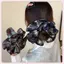 JRP Maill Kẻ Sọc Ren Tóc Scrunchies Dành Cho Nữ Cô Gái Đuôi Ngựa Giá Đỡ Dây Buộc Tóc Co Giãn Phụ Kiện Tóc JRP