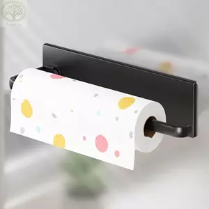 Giá đỡ khăn giấy từ tính AMLU, Giá đỡ khăn giấy nhà bếp tự dính / từ tính không khoan, Giá đỡ giấy cuộn đa chức năng đơn giản treo tường Nhà bếp