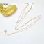 LUImo Đơn Giản Nhiều Lớp Ngọc Trai Ba Thả Dây Xích Nelace Nữ Thời Trang Kim Loại Dài Baless Cơ Thể Dây Xích Cô Dâu Cưới Trang Sức Phụ Kiện SBS