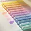 AFTEROF 3 Cái / bộ Sparkling Highlighter, Bút Huỳnh Quang Bảo Vệ Mắt Màu Gradient, Văn Phòng Phẩm Đa Năng Graffiti Tranh Bút Đánh Dấu Màu Văn Phòng Học