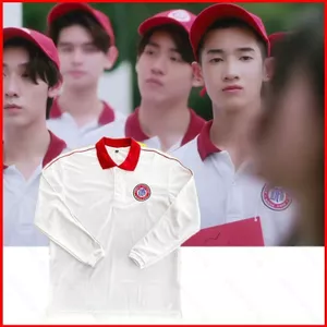GC1 Love Sick 2024 PHOP KRIT Pun No FRIDAY COLLEGE áo sơ mi polo dài tay phong cách GC1