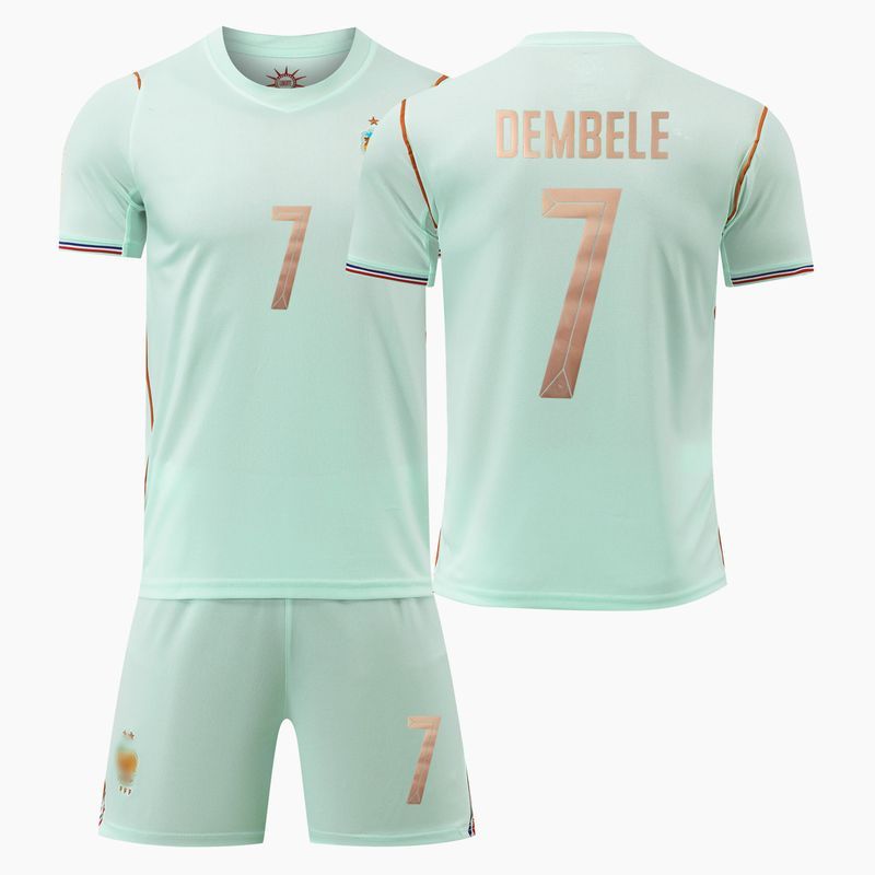 Áo thi đấu đội tuyển Pháp số 10 Mbappe Bộ T-shirt cổ động viên