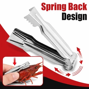 Tôm Crawfish Peeler Clip Thép không gỉ Hải Sản Dụng Cụ Cho Cua Tôm Hùm Vỏ Dụng Cụ Mở