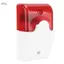 apill 12V DC Âm thanh & Ánh sáng Còi báo động 110dB Còi an ninh có thể điều chỉnh âm lượng với đèn LED nhấp nháy Cảnh báo chống trộm cho nhà để xe, văn phòng tại nhà
