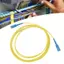 Apill Cáp nhảy sợi quang FILFEEL SC-SC Chế độ đơn 9,84ft () Áo khoác PVC màu vàng Ferrule bằng gốm Suy hao chèn thấp Độ lặp lại cao