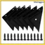 6 Bộ Kệ Giá Đỡ Để Bàn Giường Giá Đỡ Buộc Cho Đồ Nội Thất 6.50X6.50X1.80CM Đen khxinggao