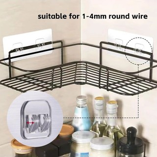 5-20 Móc Tự Dính Trong Suốt Mạnh Mẽ - Móc Khóa Móng Vuốt Nhà Bếp Phòng Tắm - Móc Kệ