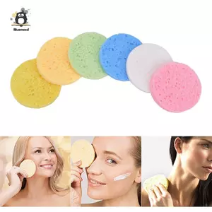 10 Miếng Bọt Biển Làm Sạch Da Mặt Mềm Rửa Mặt SPA Tẩy Tế Bào Chết Chăm Sóc Da Mặt Mới