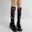 PNPIA- JK Nơ Sos Sweet Gothic Nữ Sos Phong Cách Đại Học Giữa Bê Sọc Bắp Sos Đầu Gối Sos Chân Stoings