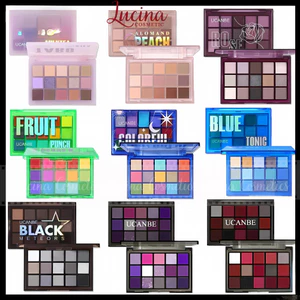 Bảng phấn mắt UCANBE 15 ô nhiều tone màu nghệ thuật trang điểm makeup lên màu mịn lâu trôi ASHU
