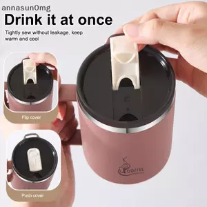 Cốc cà phê AA có nắp đậy Cốc giữ nhiệt bằng thép không gỉ cho cả nóng và lạnh VN