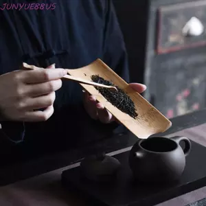 Phụ kiện lễ trà JUNYUE88US, Muỗng trà tre cổ điển tự nhiên, Bộ đồ uống thủ công Chất lượng cao chịu nhiệt độ cao Kim trà tại nhà