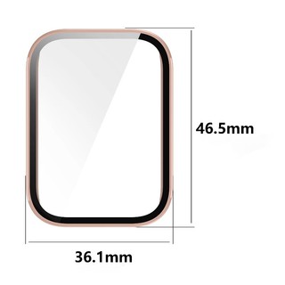 Kính Cường Lực + PC Dành Cho Xiaomi Smart Band 10 Pro Bảo Vệ Toàn Diện Ốp Lưng Bảo Vệ Cho Xiaomi Smart Band 10Pro Band10Pro Band10 Cứng PC Ốp Lưng Bảo Vệ Màn Hình